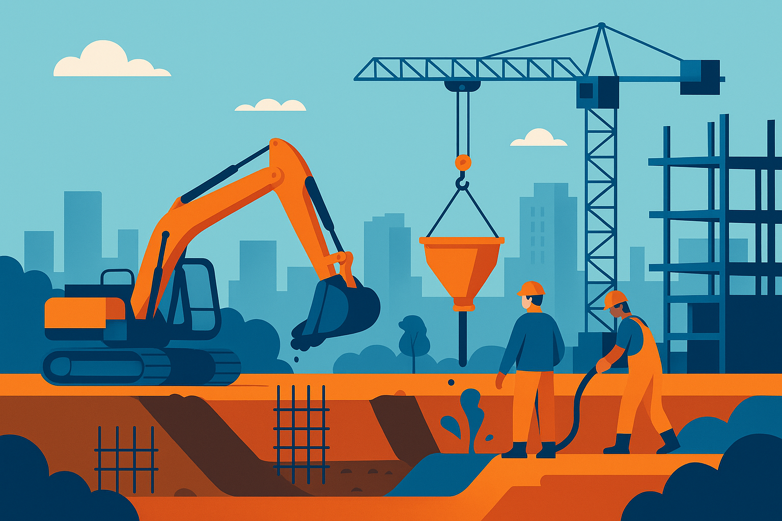 Baustelle Vitaflow